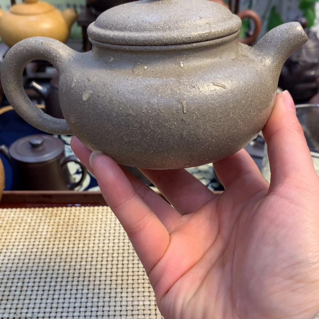 紫砂茶壶宜兴原矿青段270cc