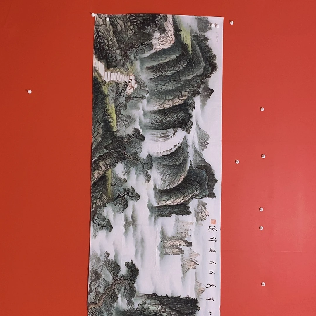 国画山水花鸟国画作品