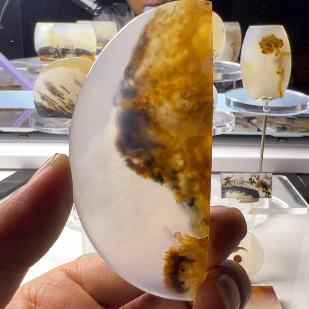 未镶嵌玛瑙/玉髓珠宝奇石