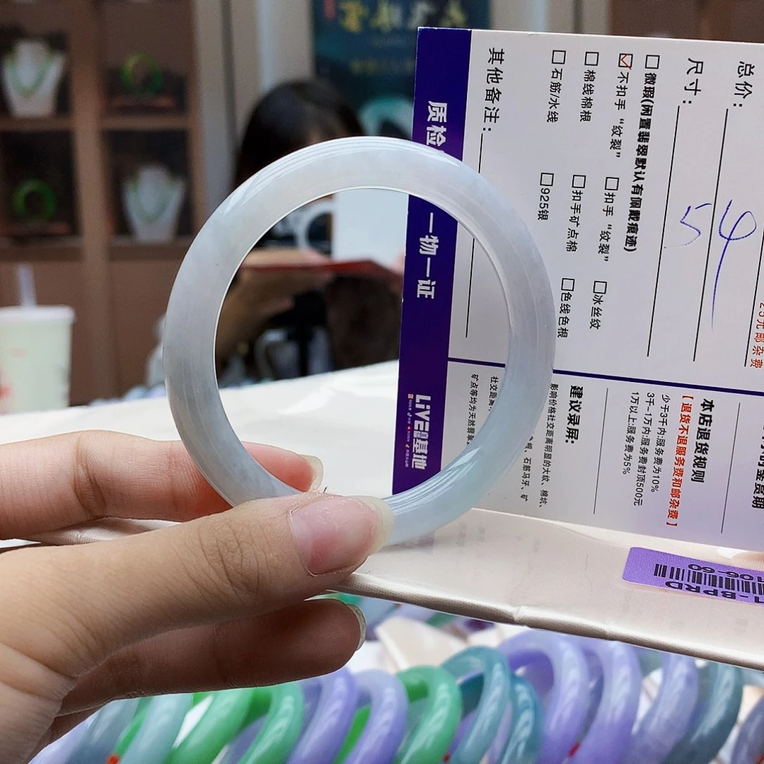 翡翠手镯未镶嵌f