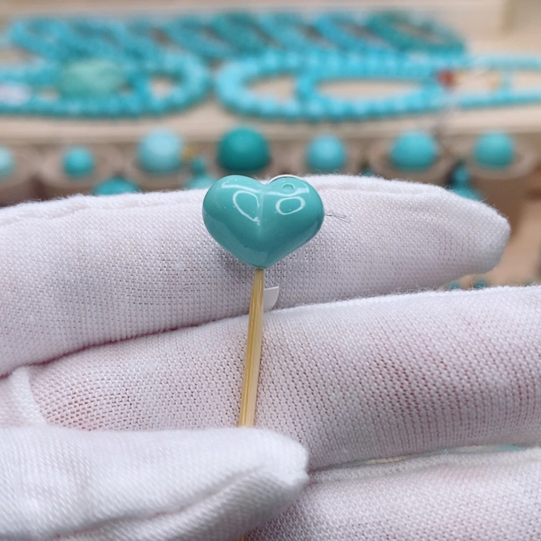 绿松石未镶嵌珠宝奇石13.4mm