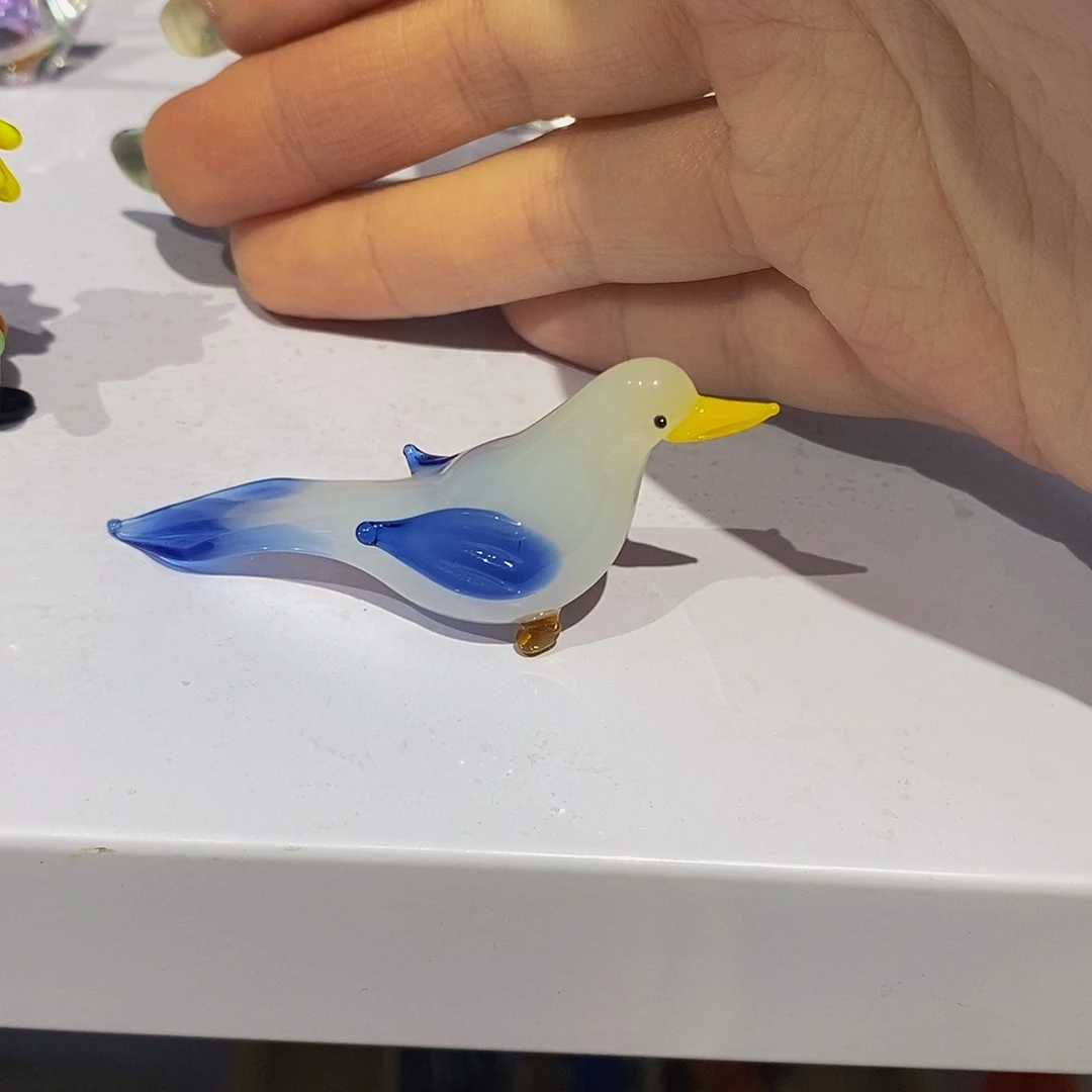 S***沐手工艺品琉璃小鸟