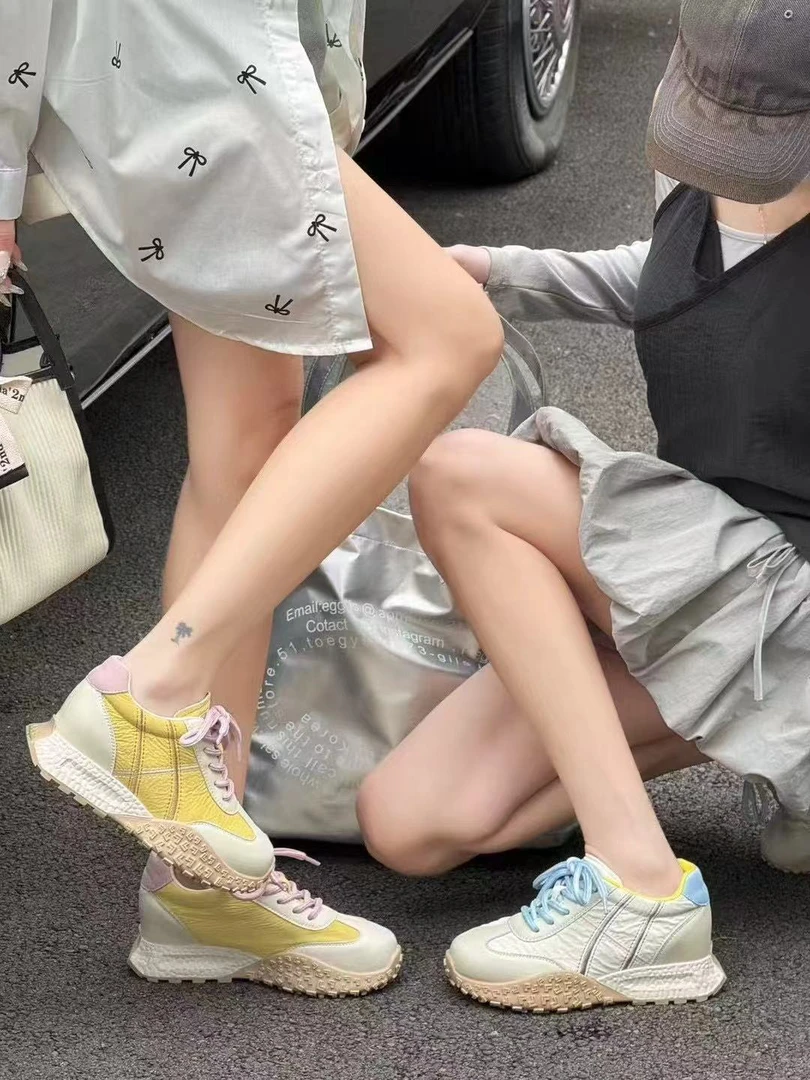 德训鞋新款网红复古时尚学生轻便平底舒适阿甘休闲网鞋 Z-958-19