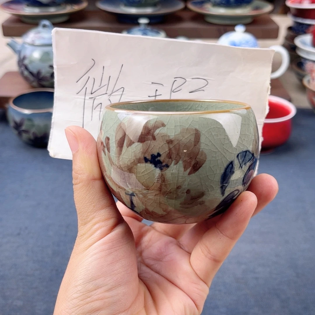 杯景德镇手绘手工茶具