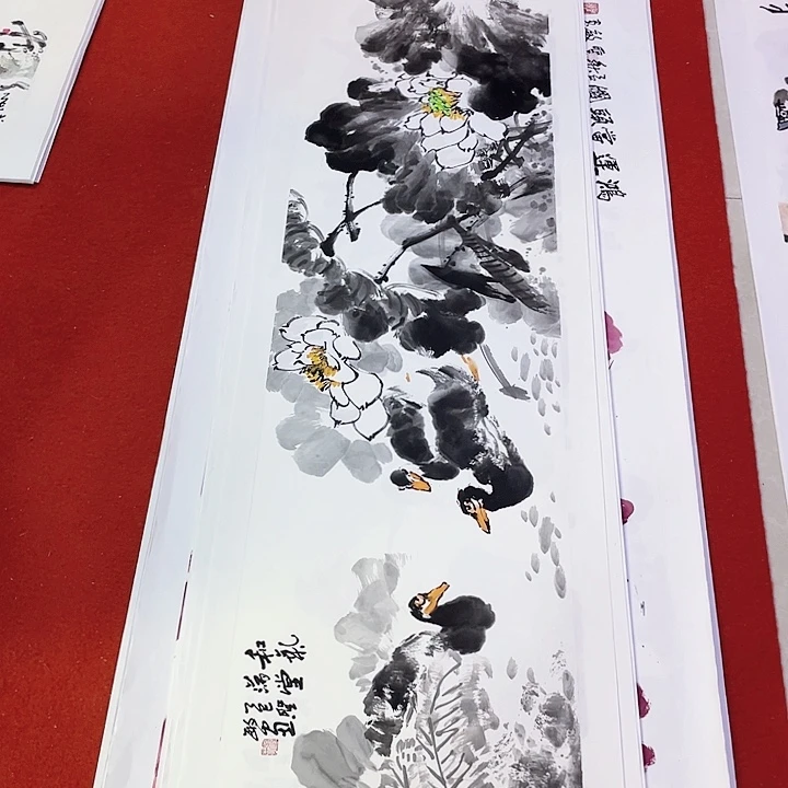 国画张圣敏先生纯手绘作品