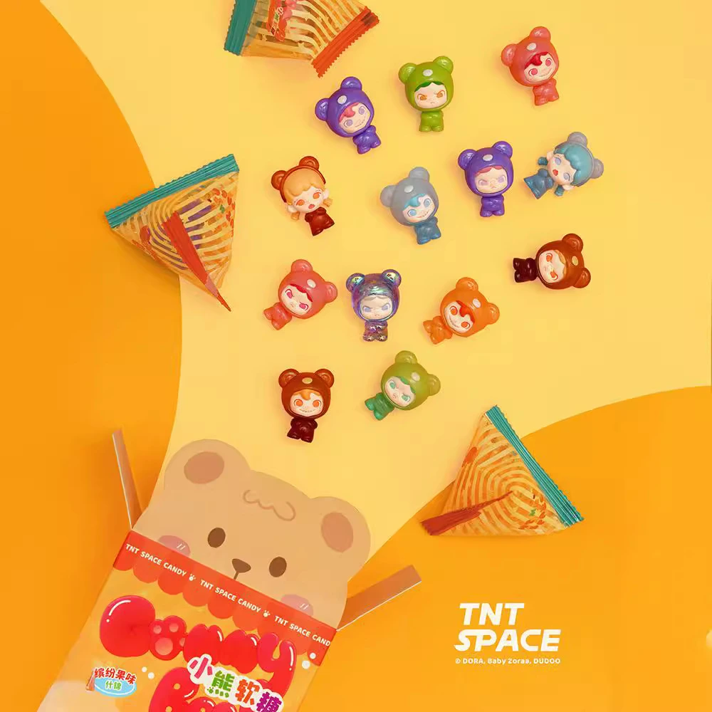 【拆盒】TNT小熊软糖萌粒系列盲盒潮玩摆件玩偶手办盲盒盲袋