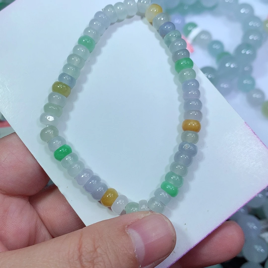 翡翠手链未镶嵌卡6