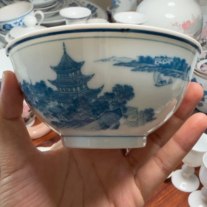 醴陵群力70后12厘米饭碗微瑕