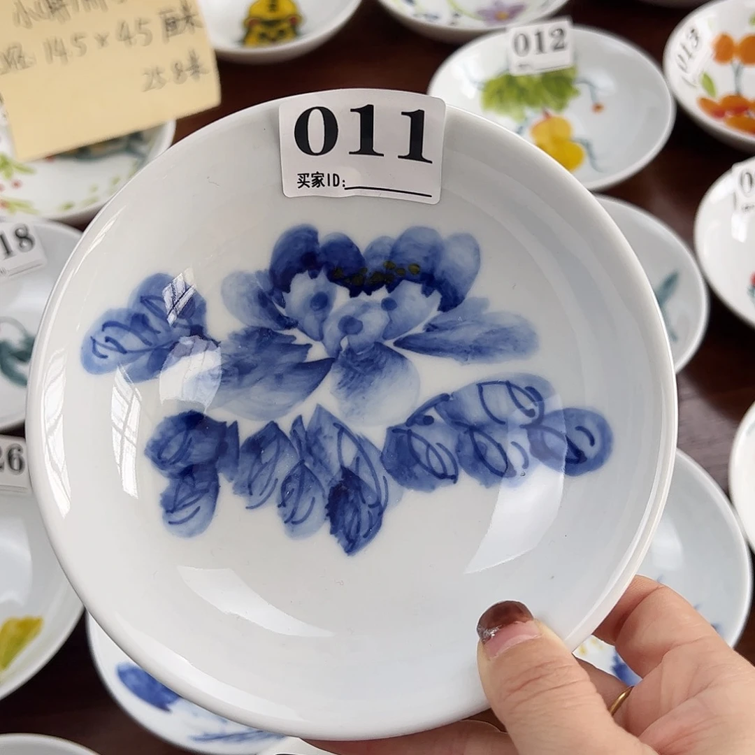 瓷片景德镇陶瓷手工手绘制作