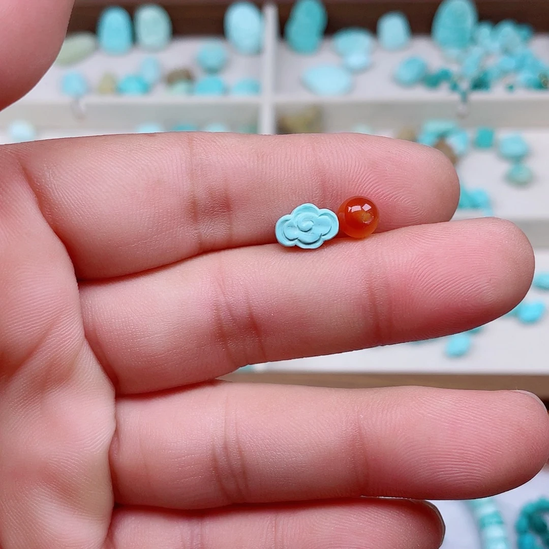 南红玛瑙未镶嵌颈饰398