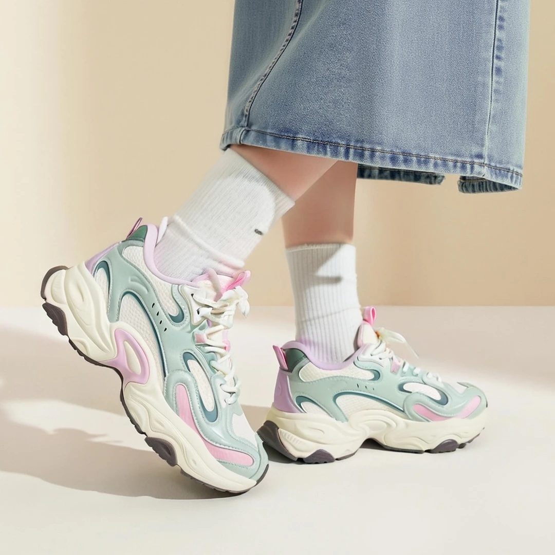 女休闲鞋2025年春款运动鞋厚底鞋子增高女休闲鞋122518851