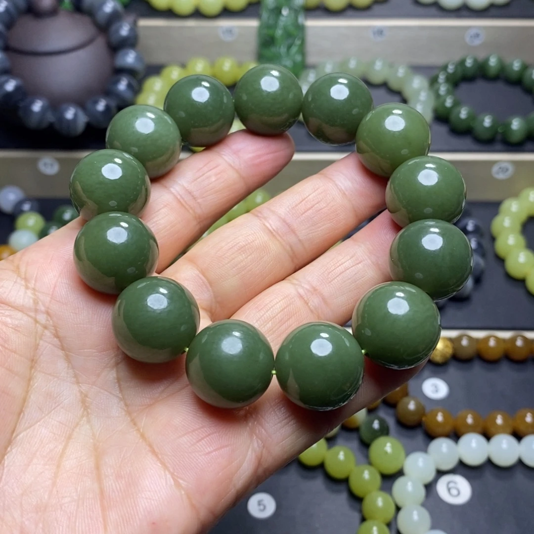 和田玉未镶嵌手串