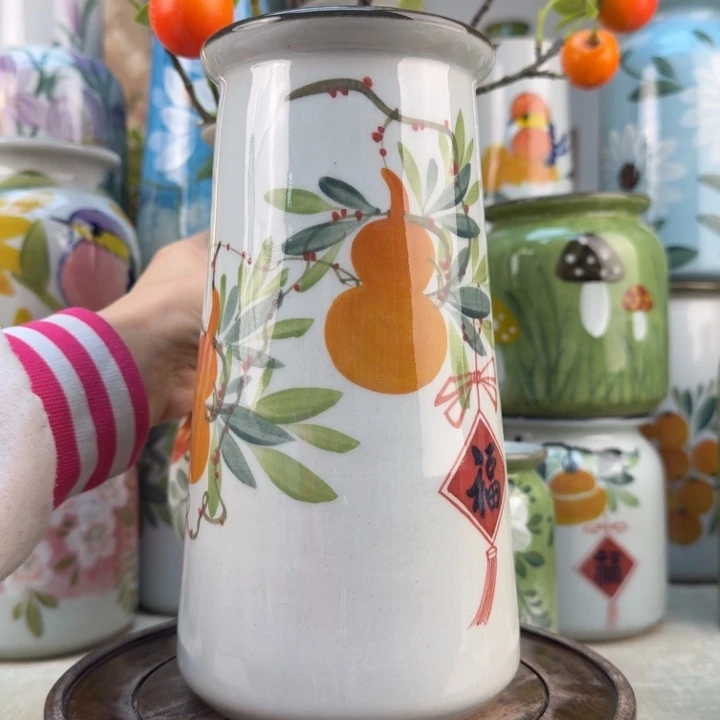 瓷片花瓶56565665566556655665