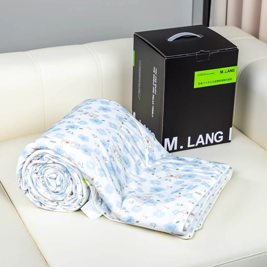 【M.LANG】小仙膜夏日凉感小冰被 蓝町兔