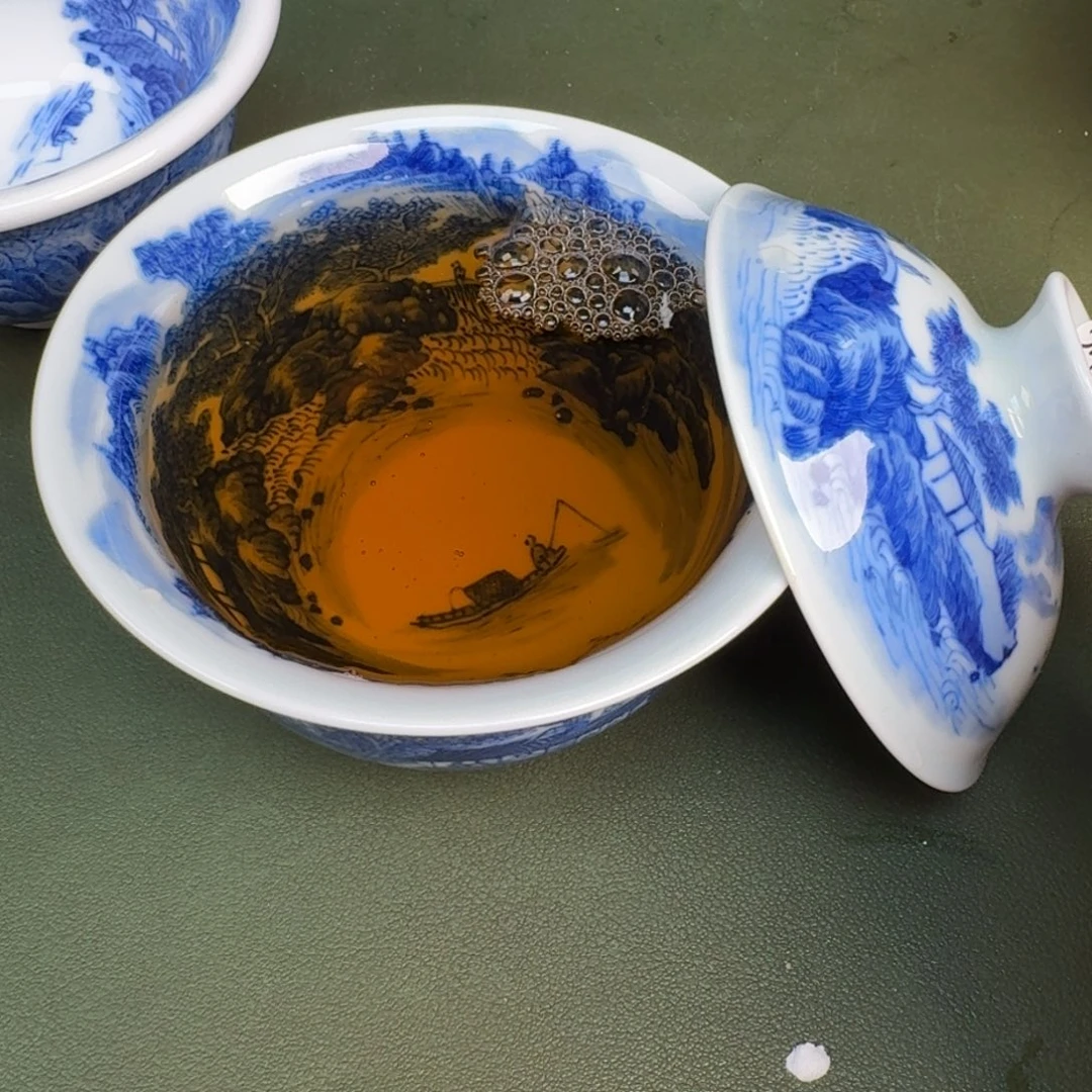 瓷景德镇纯手绘茶具圆圆263
