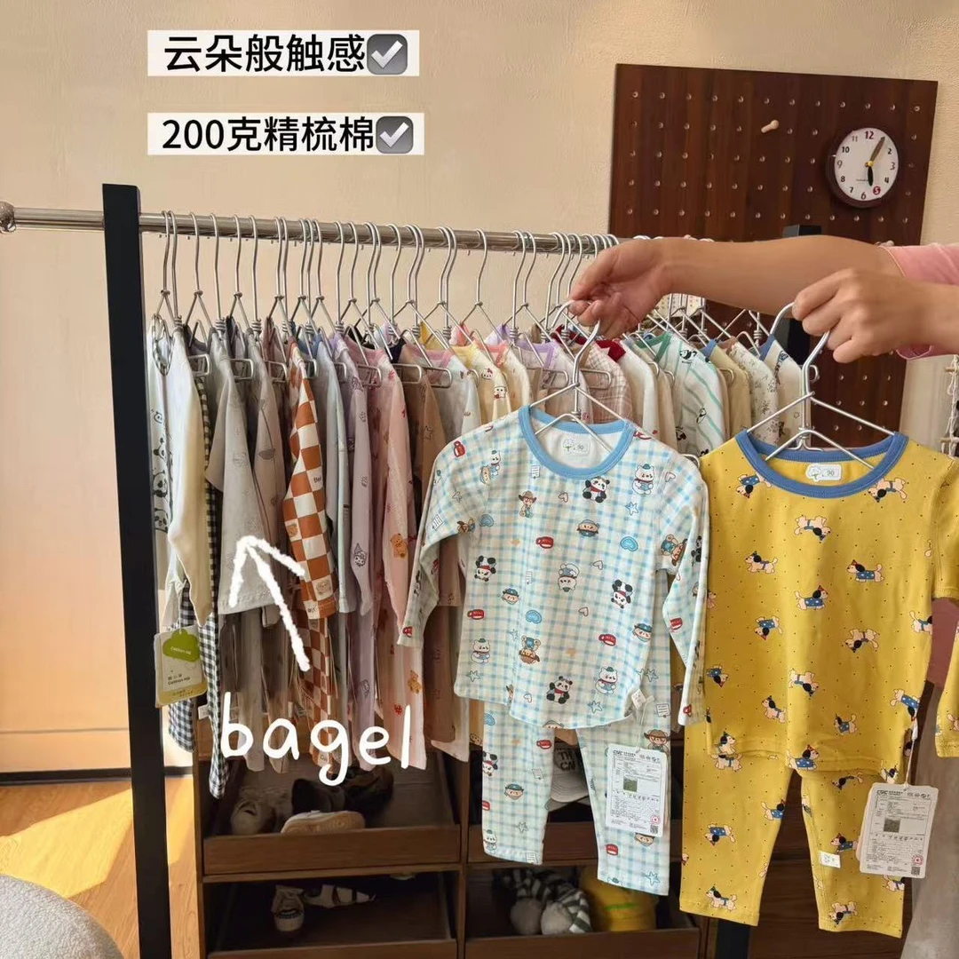 【新疆包邮】170-180码段纯棉儿童秋衣秋裤赠品随机送袜子