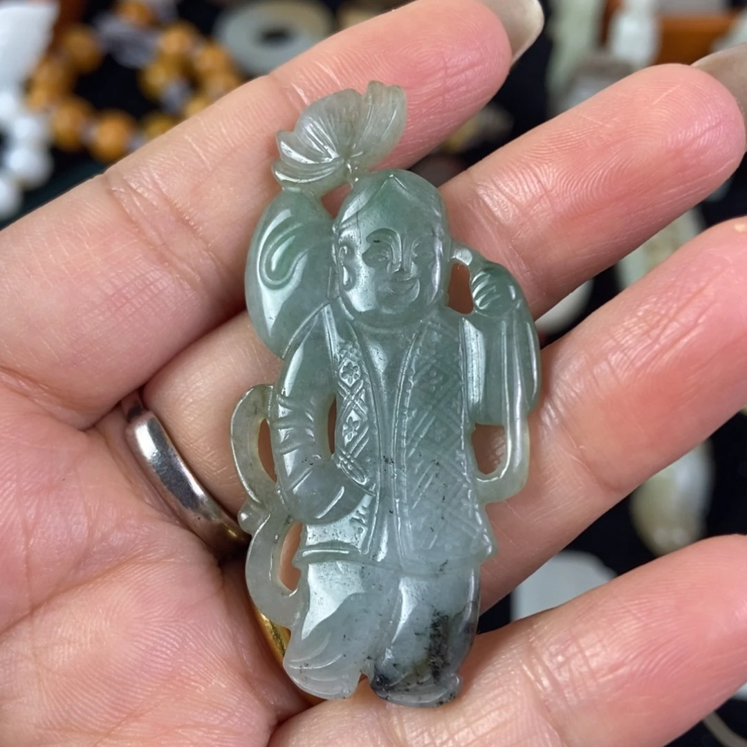 颈饰未镶嵌翡翠挂件888999