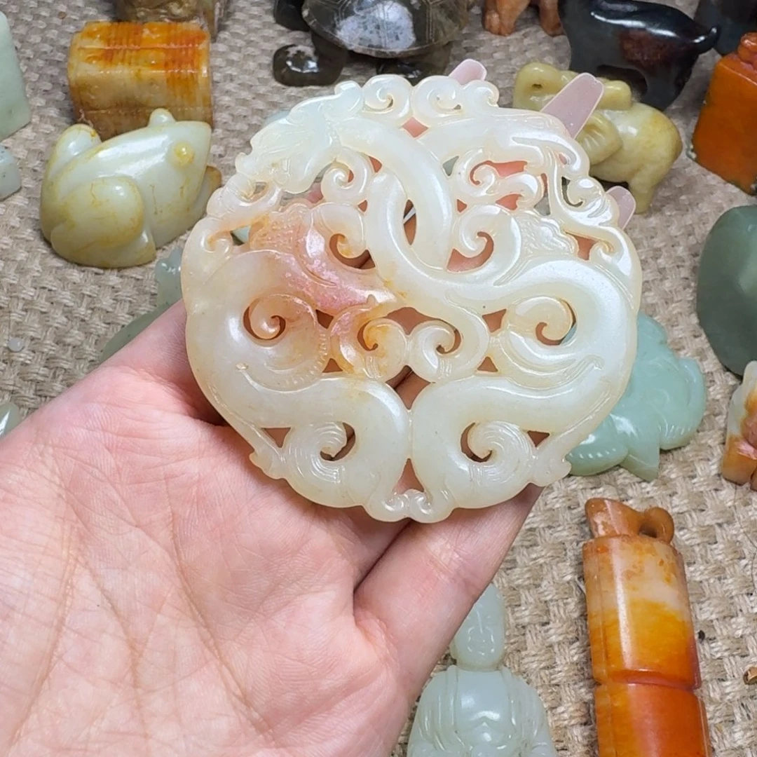 白玉菩提吊坠挂件