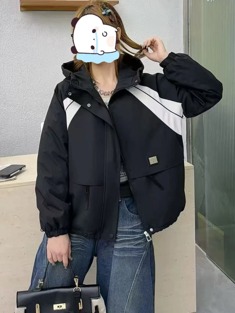 8566拼色加棉休闲外套1461厂