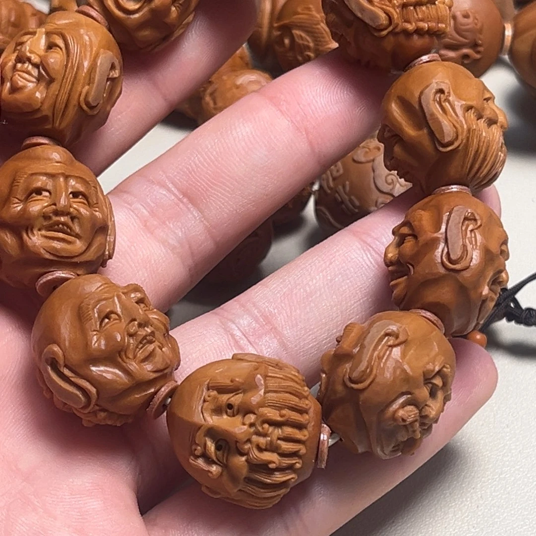 橄榄核吊坠次**开十八罗汉