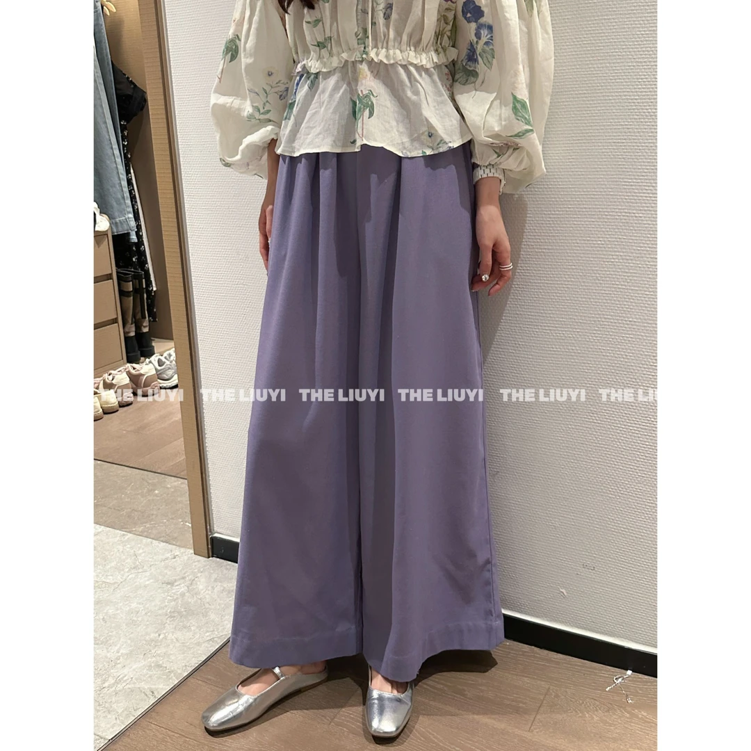 【LIUYI】天然氧吧裤~夏季宽松九分显瘦长裤52296