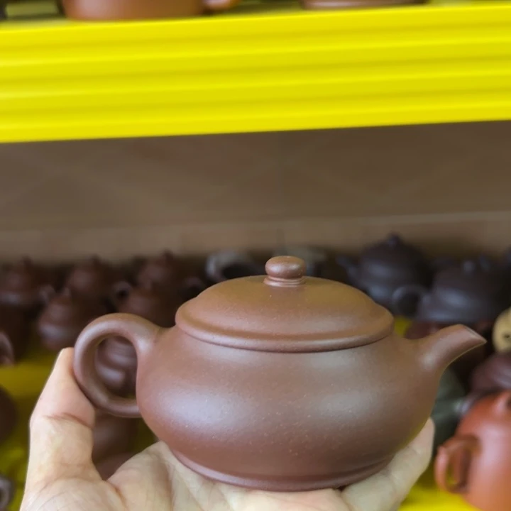 茶壶紫砂紫泥明炉160cc