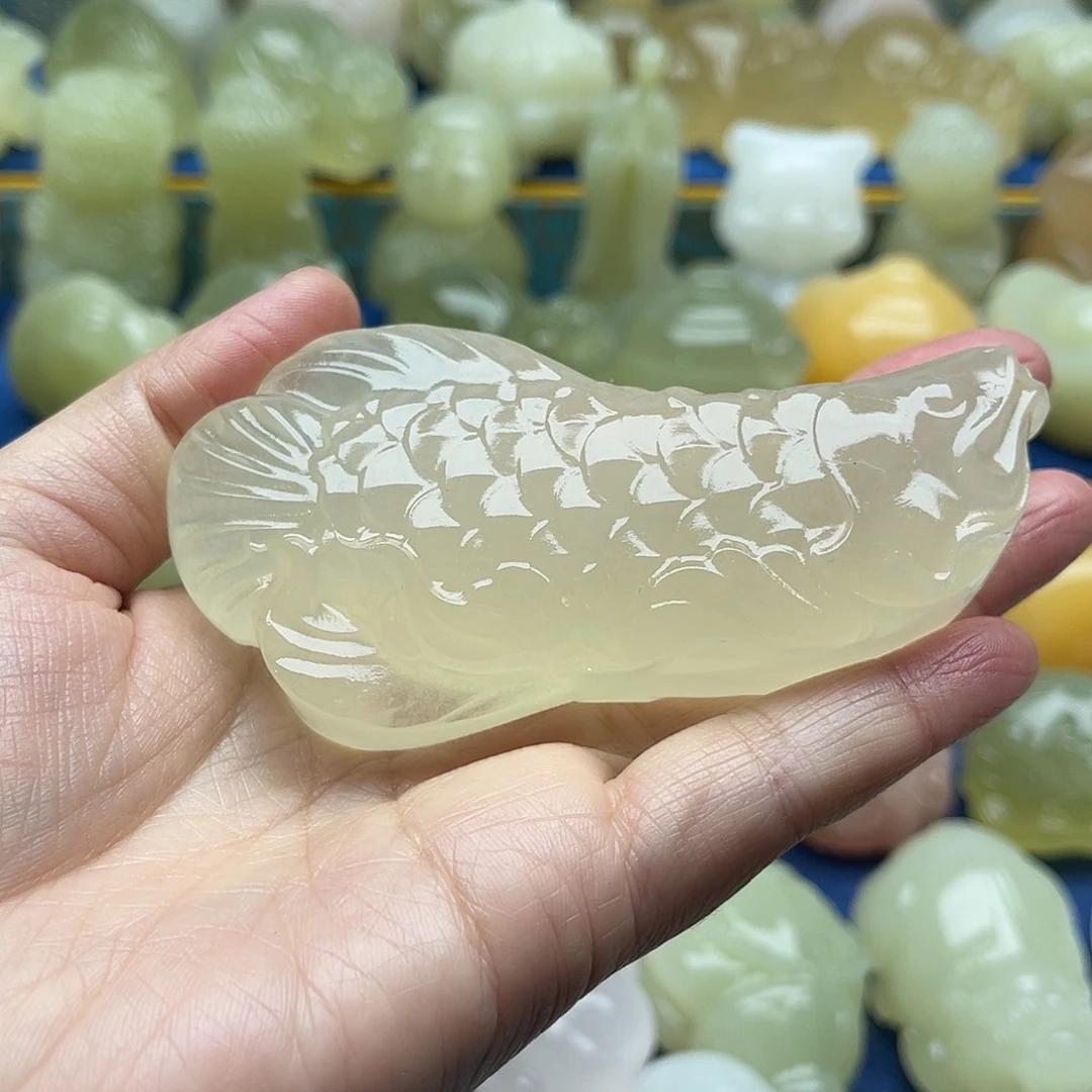玉天然桌面小摆件