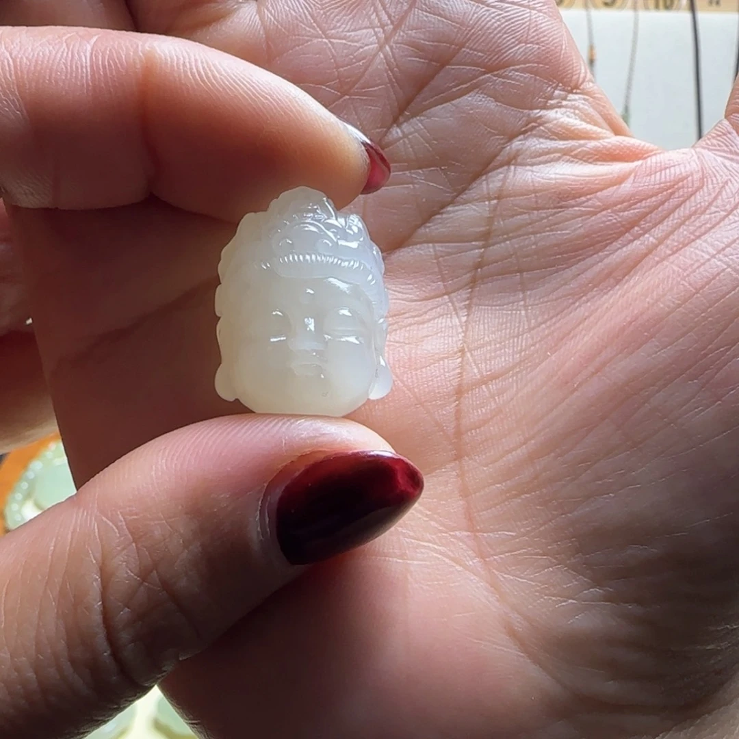 和田玉颈饰未镶嵌2*3