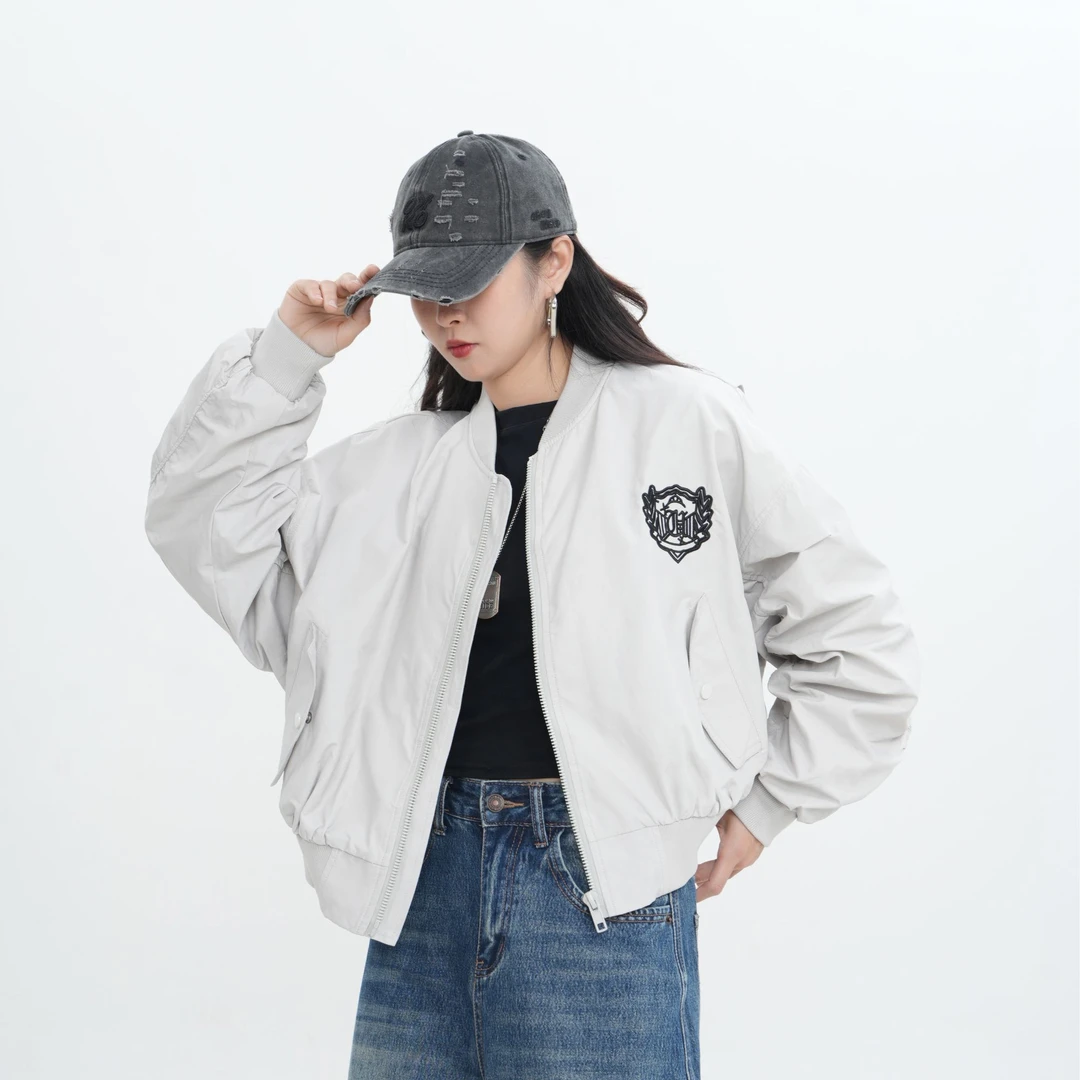 95053-【N5专享】宽松休闲时尚百搭夹克外套
