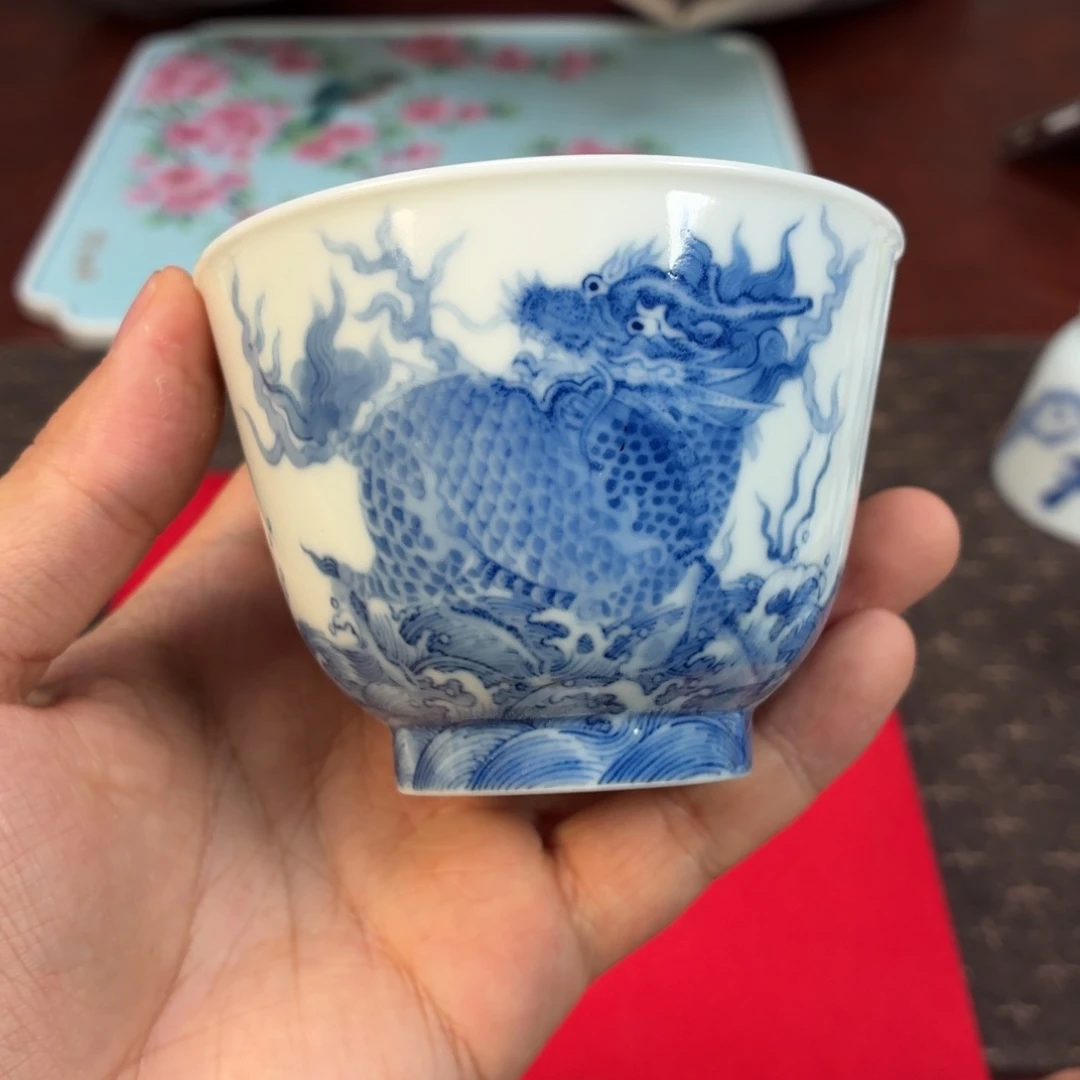 瓷杯子瓷姑娘景德镇陶瓷艺术