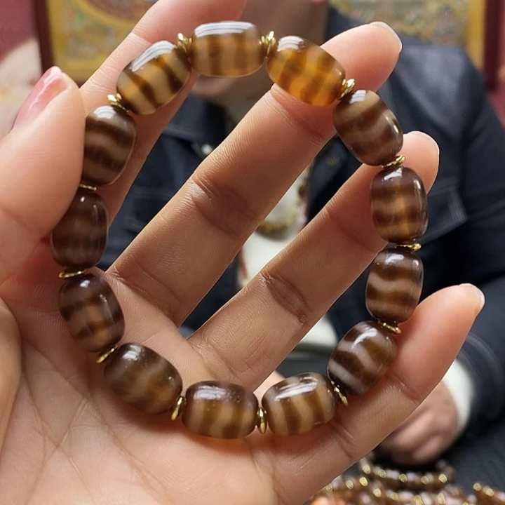 玛瑙/玉髓合金颈饰