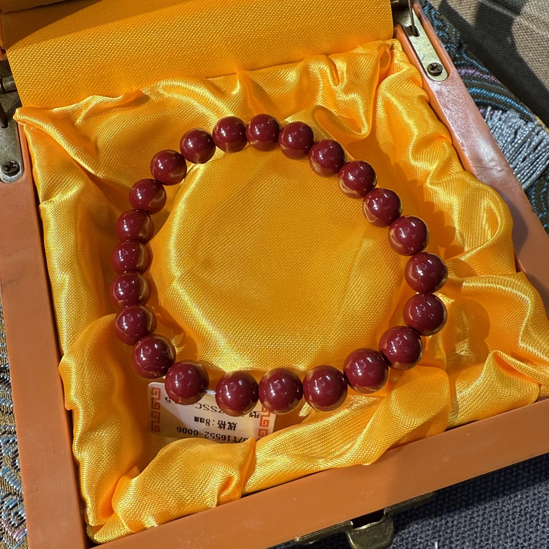 含辰砂工艺品主播推荐朱砂手串-——4
