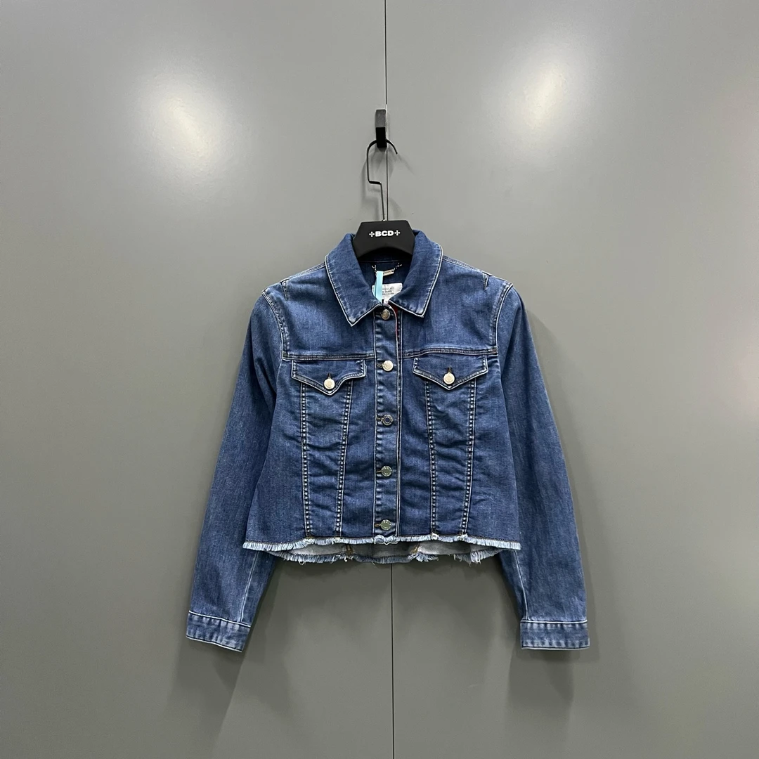 99新 Givenchy/纪梵希 (zz4) 蓝色牛仔外套 12+ fg204628