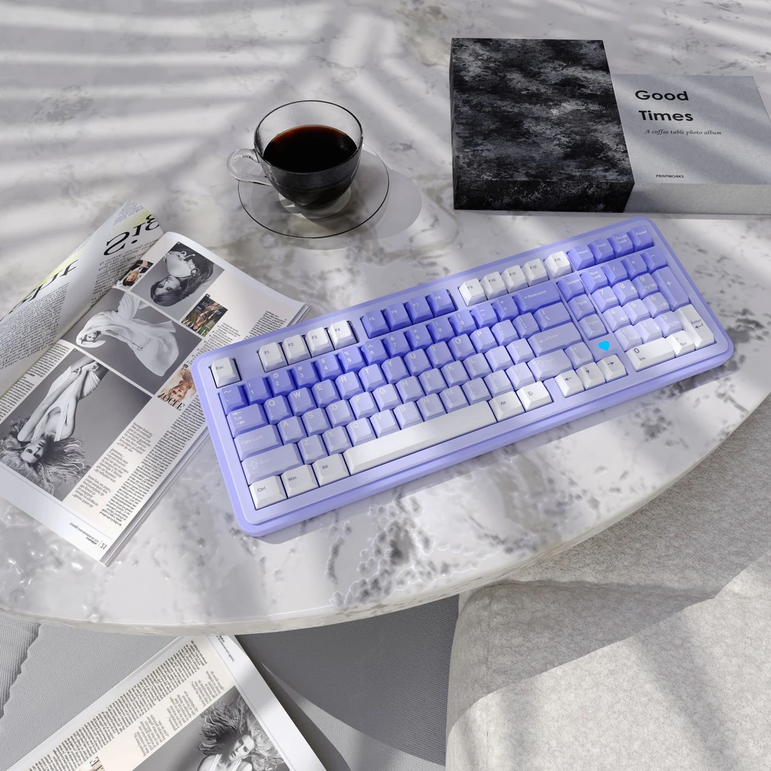 『顺丰包邮』story100三模无线机械键盘蓝牙客制化高颜值铝坨坨套件