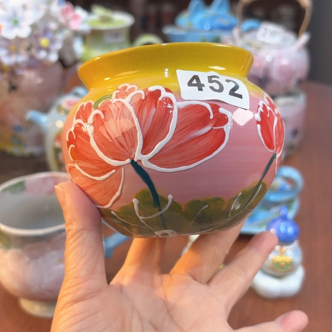 景德镇手绘高温釉下彩陶瓷茶具