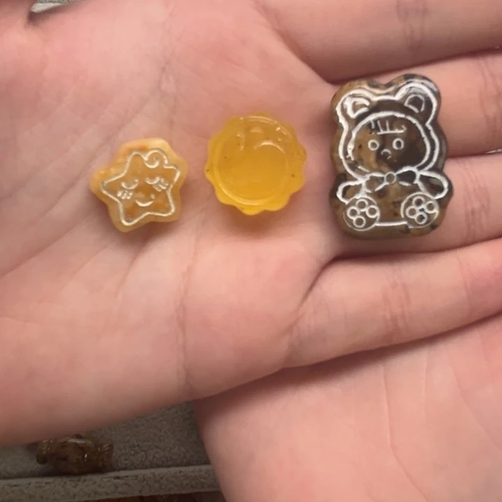 裸石琥珀未镶嵌王*天然蜜蜡配件