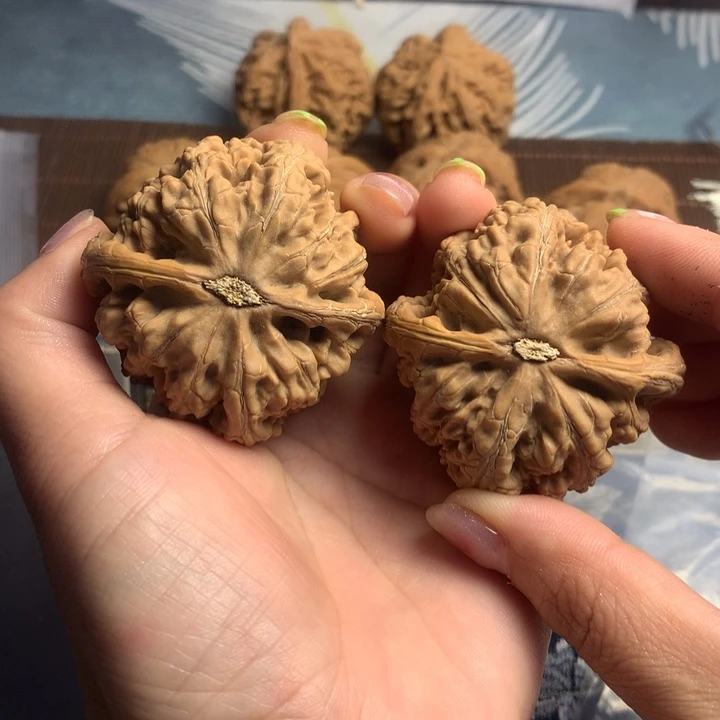 吊坠文玩核桃红*粗筋