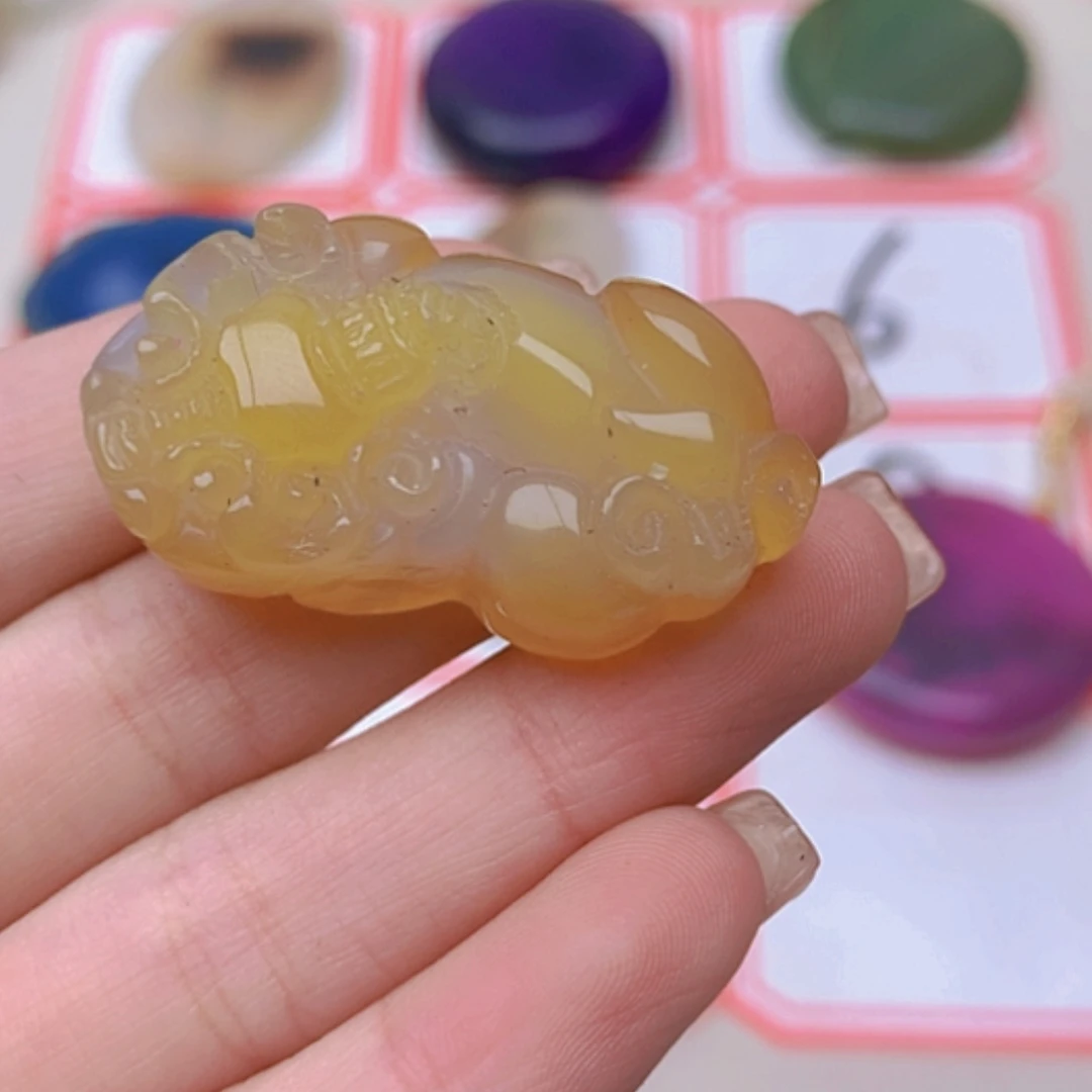 【闪购商品】玛瑙/玉髓珠宝奇石未镶嵌荷**意