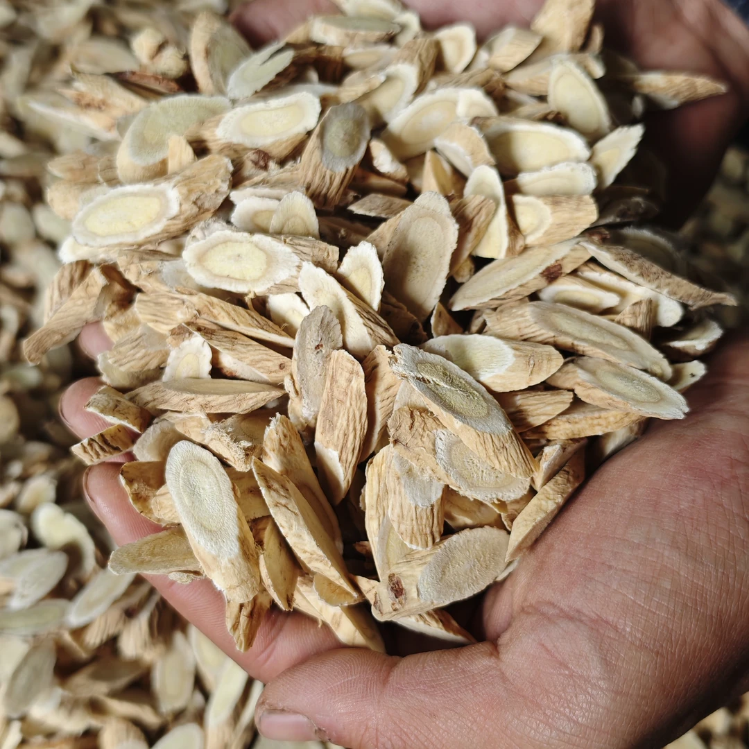 岷县原产地直径1.1公分左右黄芪片无硫-可泡水茶煲汤