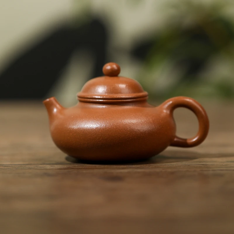 【容天】 原矿降坡泥 160cc 手工制作 内推孔  宜兴紫砂壶