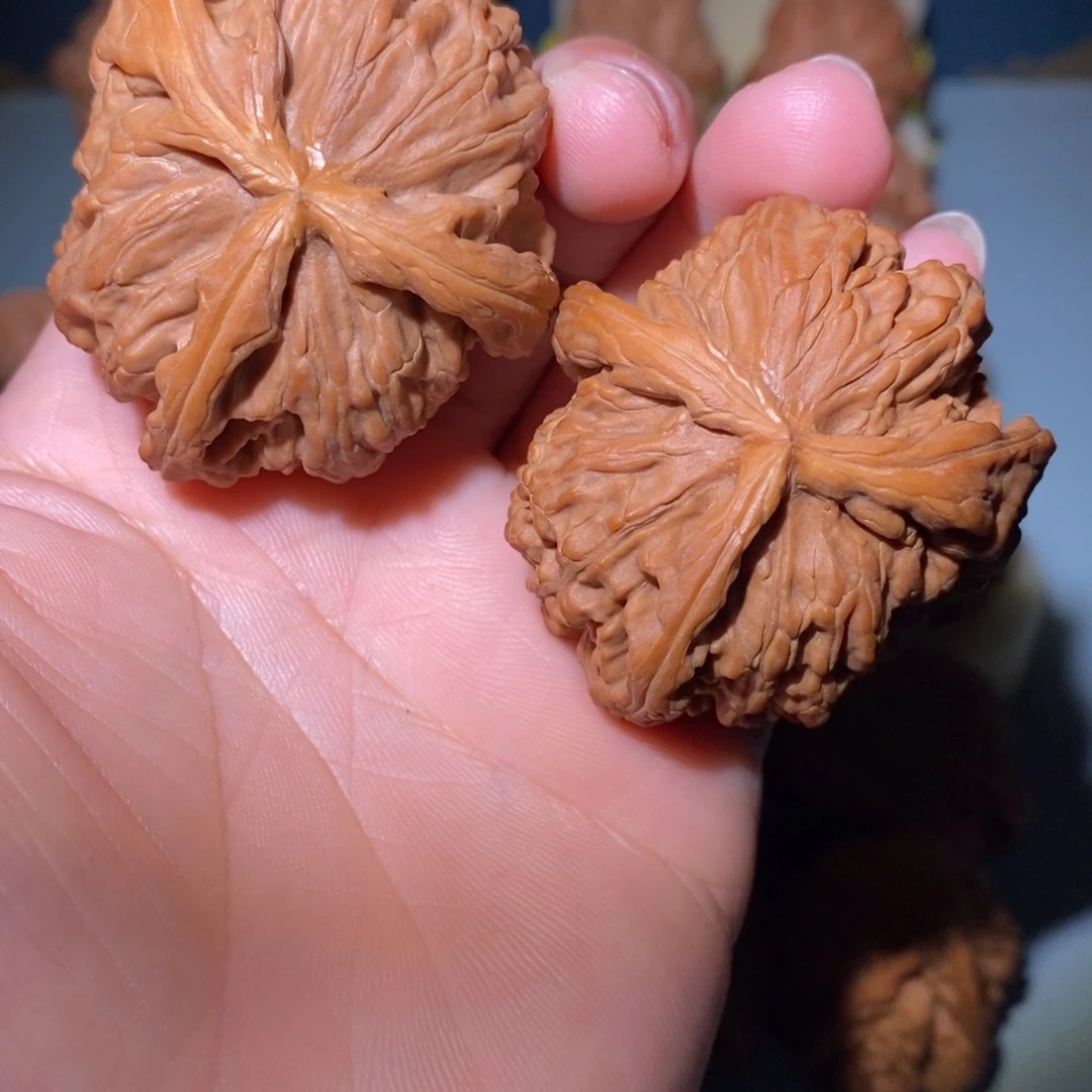把件文玩核桃我**张48三楞