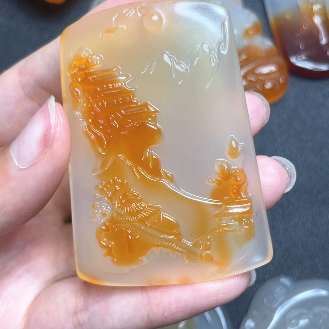 未镶嵌颈饰玛瑙/玉髓