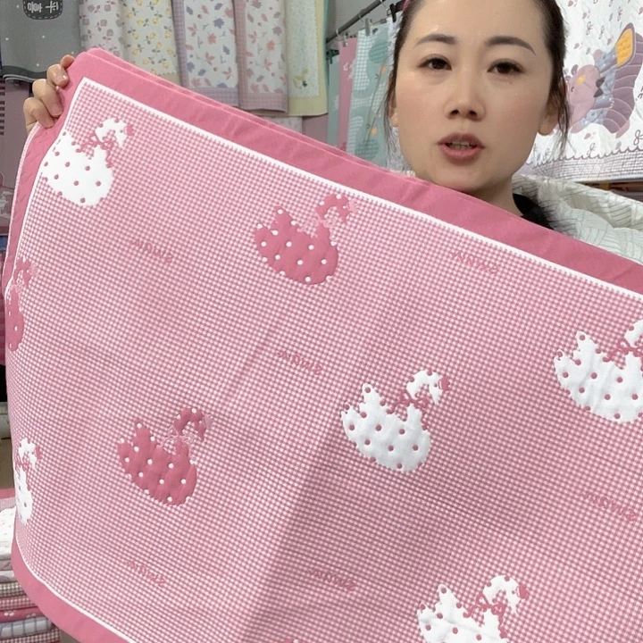 棉特价促销粉色天鹅纯棉