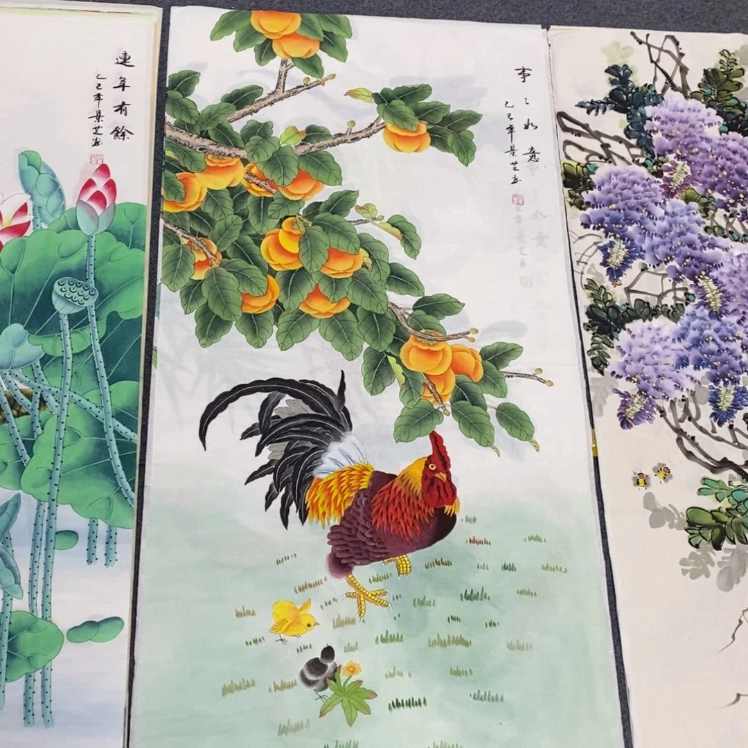 国画尺寸为140✖️70精品四尺手绘画