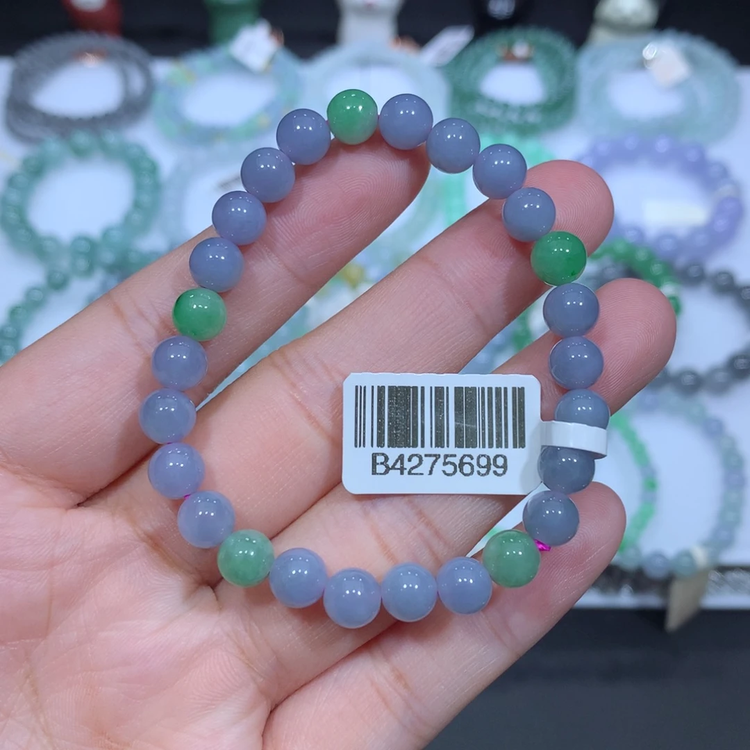 未镶嵌手串翡翠天然