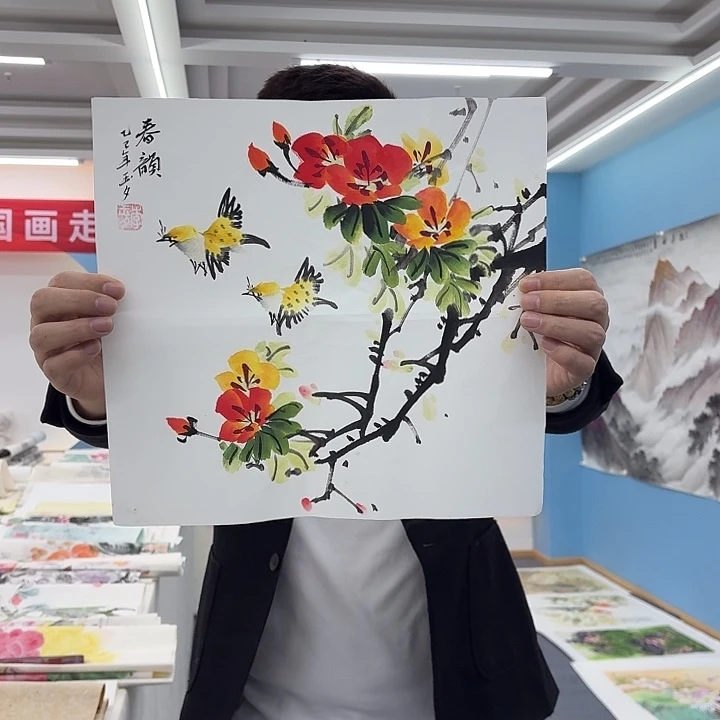 国画手绘国画作品