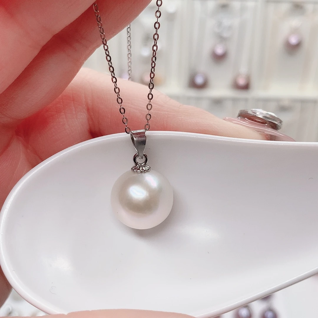 合金淡水珍珠吊坠(赠链)