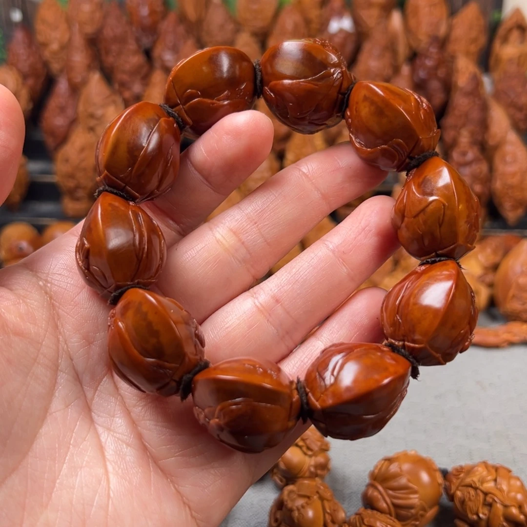 来***~手串/手链橄榄核核雕
