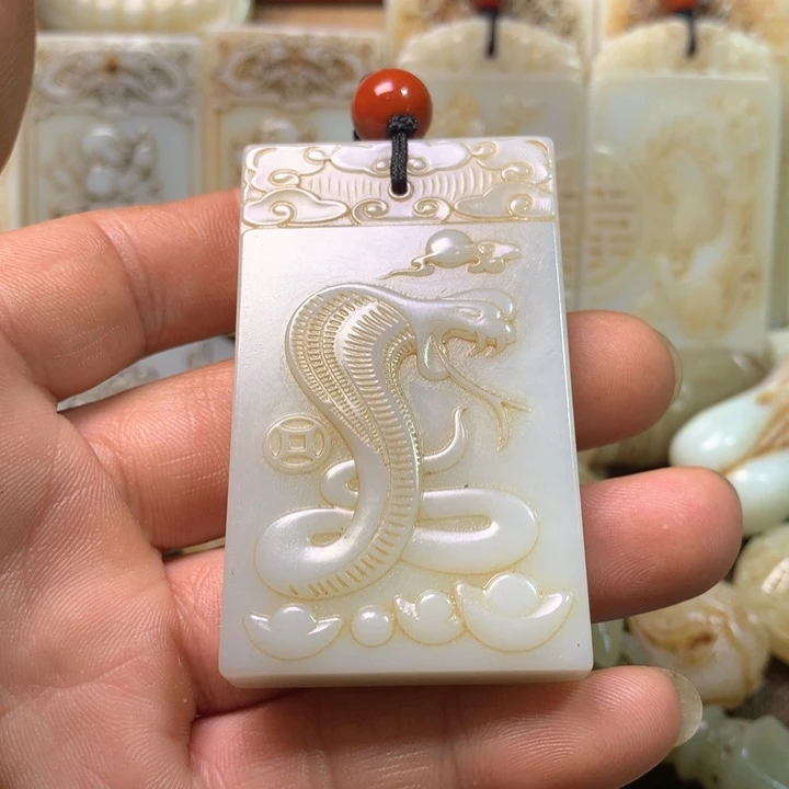 和田玉挂件未镶嵌加*