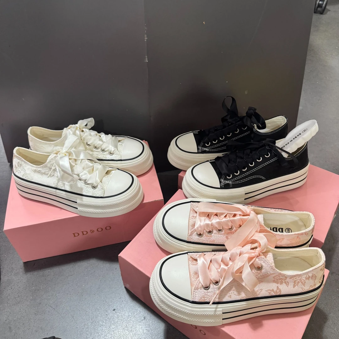DD&OO【品牌单！新中式 厚底  三色 】春款休闲板鞋